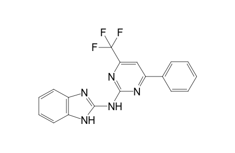 N-[6-Phenyl-4-(trifluoromethyl)pyrimidin-2-yl]-1H-benzo[d]imidazol-2-amine