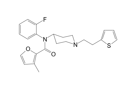 N-2-Fluorophenyl-3-methyl-N-(1-[2-(thiophen-2-yl)ethyl]piperidin-4-yl)furan-2-carboxamide