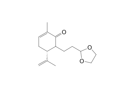 (R) 6-[(1",3"-Dioxolan-2''-yl)-2'-ethyl]-5-isopropenyl-2-methyl-2-cyclohexen-1-one