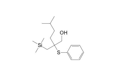 1-Hexanol, 5-methyl-2-(phenylthio)-2-[(trimethylsilyl)methyl]-