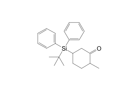 5-[tert-butyl(diphenyl)silyl]-2-methyl-1-cyclohexanone