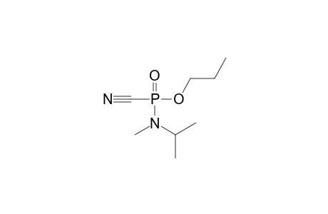 O-propyl N-isopropyl N-methyl phosphoramidocyanidate