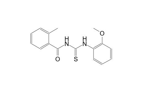 N-(2-methoxyphenyl)-N'-(2-methylbenzoyl)thiourea
