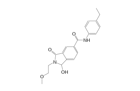 1H-isoindole-5-carboxamide, N-(4-ethylphenyl)-2,3-dihydro-1-hydroxy-2-(2-methoxyethyl)-3-oxo-