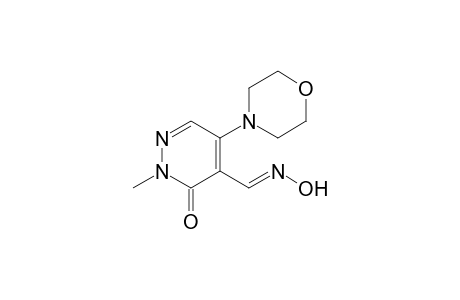 4-[(E)-(Hydroxyimino)methyl]-2-methyl-5-(morpholin-4-yl)pyridazin-3(2H)-one
