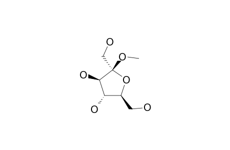 Methyl B-D-fructofuranoside