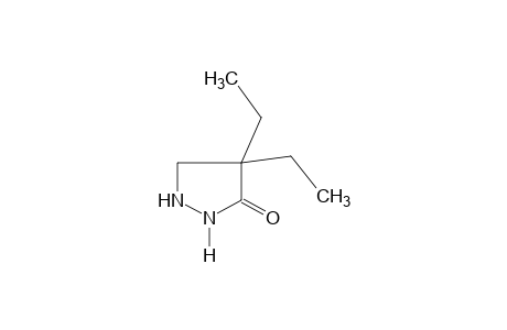 4,4-DIETHYL-3-PYRAZOLIDINONE