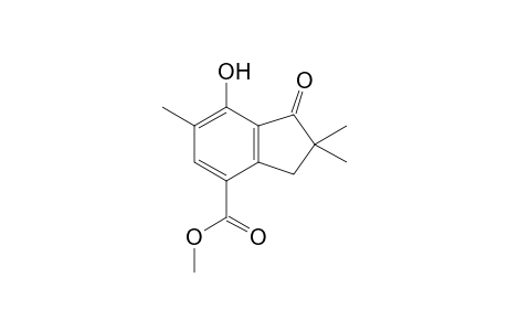 7-Hydroxy-1-keto-2,2,6-trimethyl-indane-4-carboxylic acid methyl ester