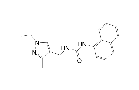 N-[(1-ethyl-3-methyl-1H-pyrazol-4-yl)methyl]-N'-(1-naphthyl)urea