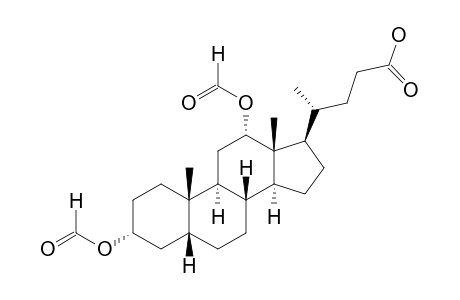 3,12-Dihydroxycholan-24-oic acid, diformate