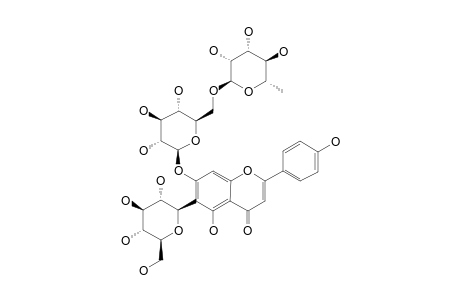 ISOVITEXIN-7-O-ALPHA-L-RHAMNOPYRANOSYL-(1->6)-BETA-D-GLUCOPYRANOSIDE
