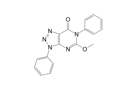 3,6-Dihydro-3,6-diphenyl-5-methoxyyl-7H-1,2,3-triazolo[4,5-d]pyrimidin-7-one