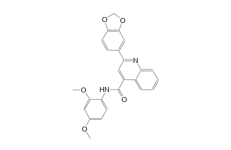 2-(1,3-benzodioxol-5-yl)-N-(2,4-dimethoxyphenyl)-4-quinolinecarboxamide