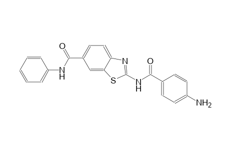 2-[(4-aminobenzoyl)amino]-N-phenyl-1,3-benzothiazole-6-carboxamide