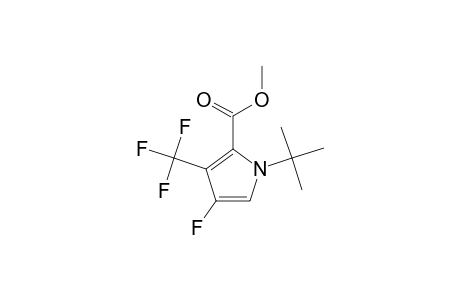 1-tert-butyl-4-fluoro-3-(trifluoromethyl)pyrrole-2-carboxylic acid methyl ester