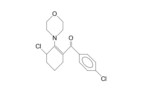 (3-Chloro-2-morpholino-1-cyclohexen-1-yl)-(4-chloro-phenyl)-methanone