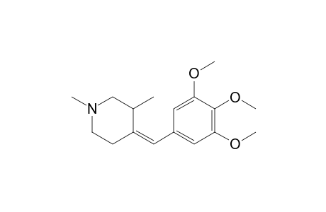1,3-Dimethyl-4-[1-(3,4,5-trimethoxy-phenyl)-meth-(Z)-ylidene]-piperidine
