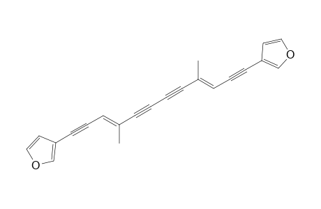 (3E,8E)-1,11-Bis(3-furanyl)-4,8-dimethyl-3,8-dodecadiene-1,5,7,10-tetrayne