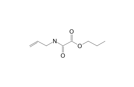 Oxalic acid, monoamide, N-allyl-, propyl ester