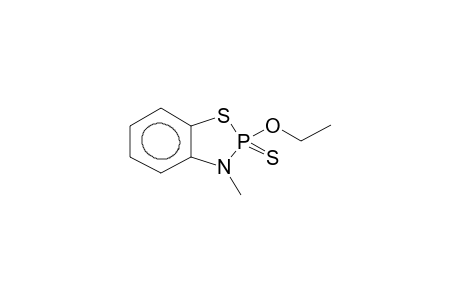 2-ETHOXY-2-THIONO-3-METHYL-4,5-BENZO-1,3,2-THIAAZAPHOSPHOLANE