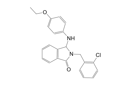 1H-isoindol-1-one, 2-[(2-chlorophenyl)methyl]-3-[(4-ethoxyphenyl)amino]-2,3-dihydro-