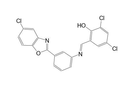 phenol, 2,4-dichloro-6-[(E)-[[3-(5-chloro-2-benzoxazolyl)phenyl]imino]methyl]-