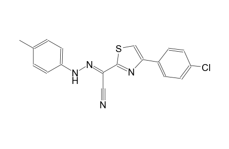 2-thiazoleacetonitrile, 4-(4-chlorophenyl)-alpha-[(4-methylphenyl)hydrazono]-