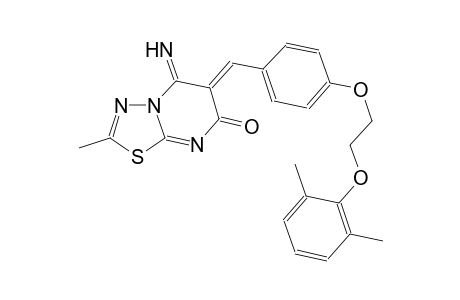 7H-[1,3,4]thiadiazolo[3,2-a]pyrimidin-7-one, 6-[[4-[2-(2,6-dimethylphenoxy)ethoxy]phenyl]methylene]-5,6-dihydro-5-imino-2-methyl-, (6Z)-