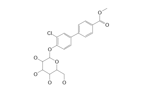 METHYL_3'-CHLORO-4'-(ALPHA-D-MANNOPYRANOSYLOXY)-BIPHENYL-4-CARBOXYLATE