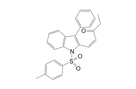 (Z)-1-(3-Phenyl-1-tosyl-1H-indol-2-yl)pent-1-en-3-one