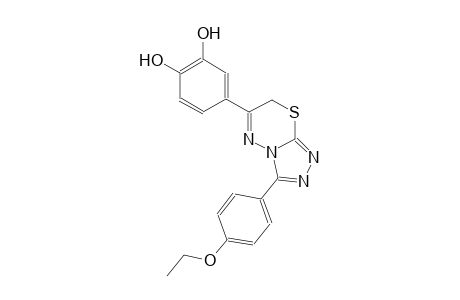 4-[3-(4-ethoxyphenyl)-7H-[1,2,4]triazolo[3,4-b][1,3,4]thiadiazin-6-yl]-1,2-benzenediol