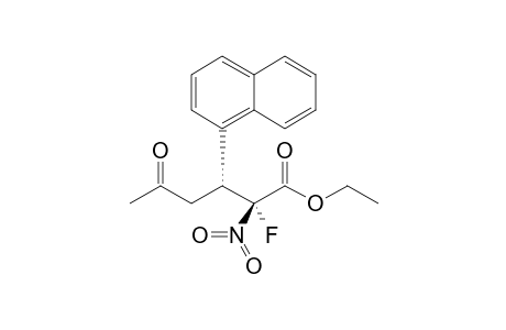 (2R,3R)-Ethyl 2-fluoro-2-nitro-3-(1-naphthyl)-5-oxohexanoate
