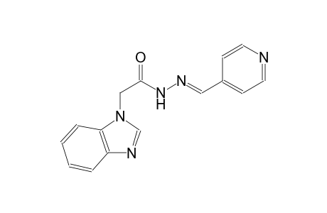 1H-benzimidazole-1-acetic acid, 2-[(E)-4-pyridinylmethylidene]hydrazide