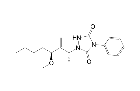 1-[(1R)-2-[(1S)-1-methoxypentyl]-1-methyl-allyl]-4-phenyl-urazole