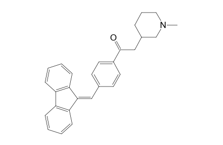 4'-(fluoren-9-ylidenemethyl)-2-(1-methyl-3-piperidyl)acetophenone