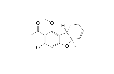 Rac-(4aR,9bR)-8 -Acet yl -1, 2 ,4a ,9b- tetrahydro -7,9 -dimethox y- 4a-methyldibenzofuran