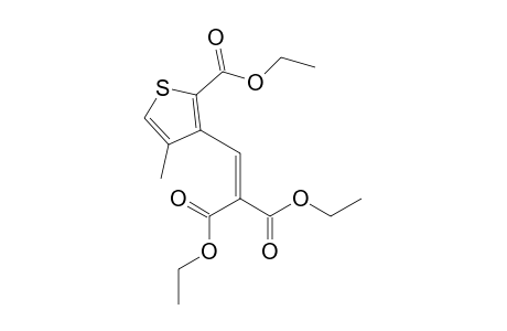 2-[(2-carbethoxy-4-methyl-3-thienyl)methylene]malonic acid diethyl ester