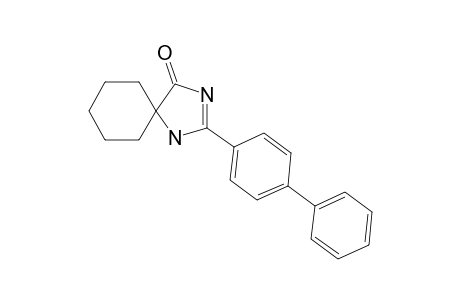 2-(4-phenylphenyl)-1,3-diazaspiro[4.5]dec-1-en-4-one