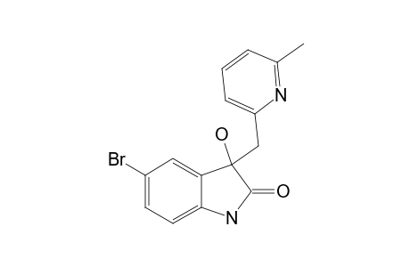 ALPHA-(2-OXO-3-HYDROXY-(5-BROMO)-INDOLINYL-[3]-2,6-DIMETHYLPYRIDINE