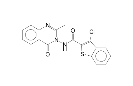 3-Chloro-N-[2-methyl-4(3H)-oxo-3-quinazolinyl]-2-thianaphthenecarboxamide