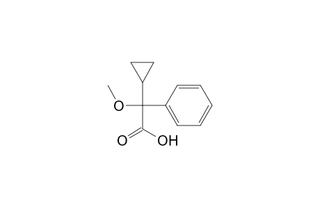 Methyl .alpha.-cyclopropylmandelic acid