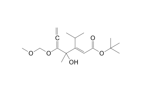 (2E)-4-hydroxy-3-isopropyl-5-(methoxymethoxy)-4-methyl-hepta-2,5,6-trienoic acid tert-butyl ester