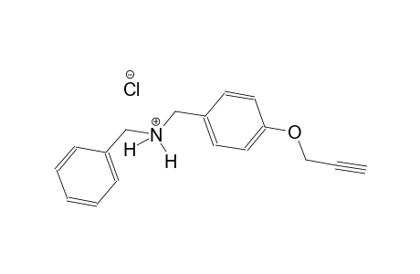 N-benzyl[4-(2-propynyloxy)phenyl]methanaminium chloride