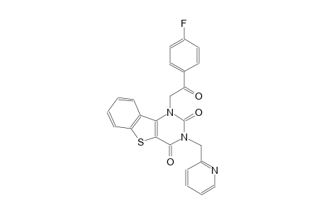 benzo[4,5]thieno[3,2-d]pyrimidine-2,4(1H,3H)-dione, 1-[2-(4-fluorophenyl)-2-oxoethyl]-3-(2-pyridinylmethyl)-