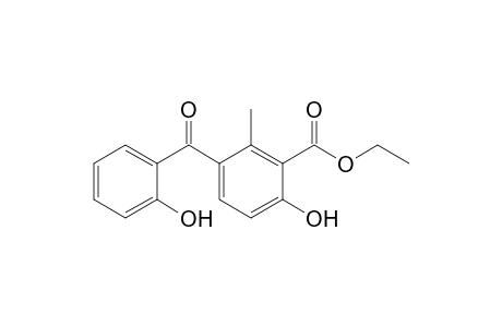 6-Hydroxy-2-methyl-3-salicyloyl-benzoic acid ethyl ester