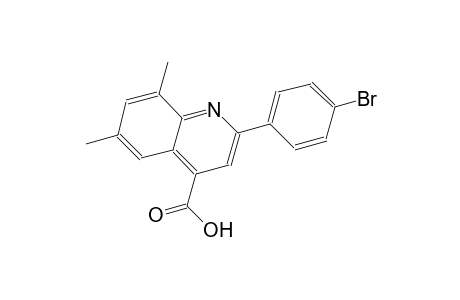 2-(4-bromophenyl)-6,8-dimethyl-4-quinolinecarboxylic acid
