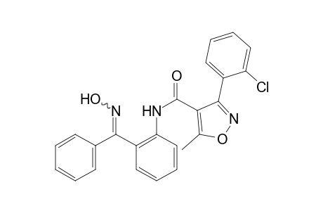 2'-benzoyl-3-(o-chlorophenyl)-5-methyl-4-isoxazolecarboxanilide, oxide