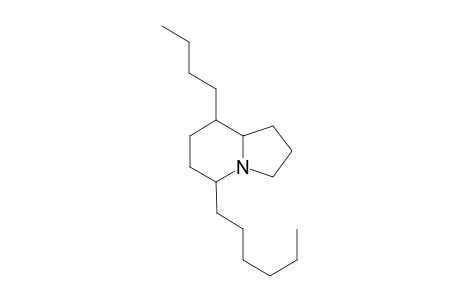 5-Hexyl-8-butyl-indolizidine