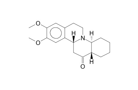 2,3-DIMETHOXY-11-OXO-12A-BETA-TRANS-DECAHYDROQUINOLINO[2,1-A]TETRAHYDROISOQUINOLINE
