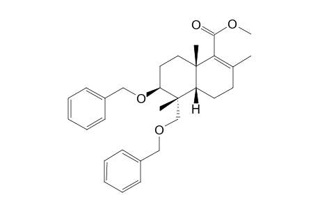 Methyl (4aR,5R,6S,8aS)-2,5,8a-Trimethyl-6-(benzyloxy)-5-(benzyloxymethyl)-3,4,4a,5,6,7,8,8a-octahydronaphthalene-1-carboxylate